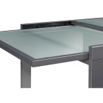 ausziehbarer Esstisch Glas 180-240cm